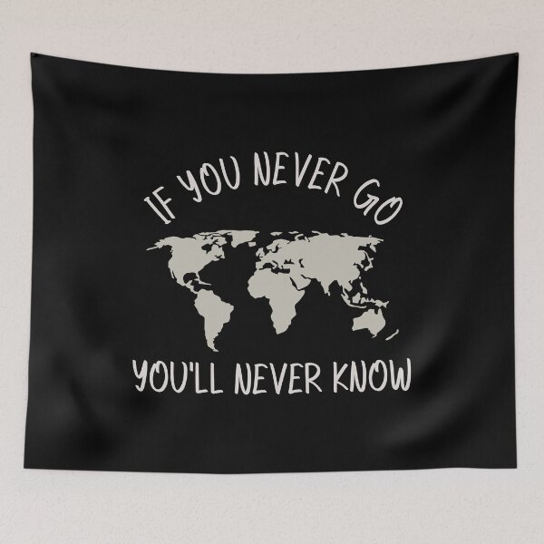 Item preview, If You Never Go, You'll Never Know designed and sold by ozdilh.