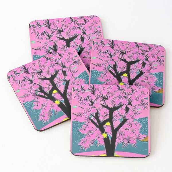 Item preview, Vaporwave Sakura Tree designed and sold by KraftCraftyArts.