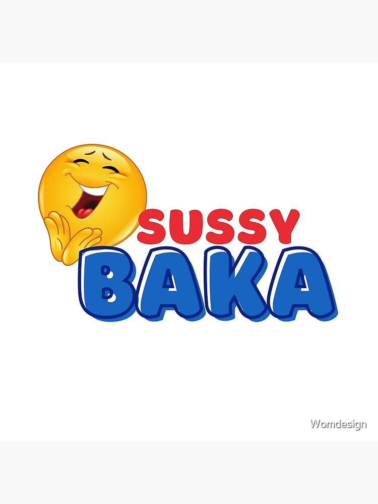 Sussy Baka Funny Sus Meme Sudadera con capucha