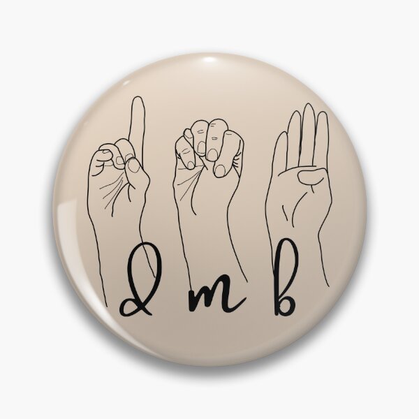 Item preview, DMB ASL | Unique Dave Matthews Gift | DMB Sign Language | Fun Dave Matthew designed and sold by DevlynnDesigns.