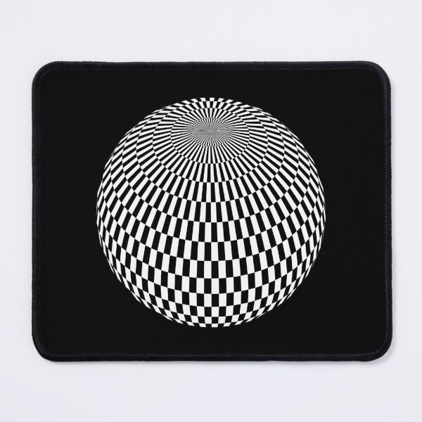 Item preview, Circled Optical Illusion - White version #18 designed and sold by DaveDanchuk.