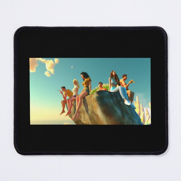 Item preview, group of people sitting on a hill  designed and sold by Drop Art.
