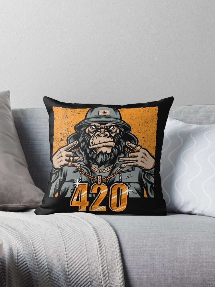 Gorilla tag monkey Throw Pillow for Sale by BigBoyBrandon69