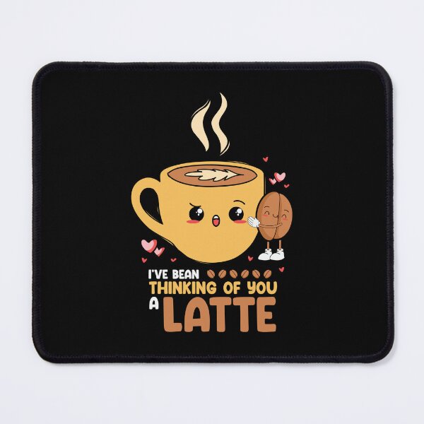 Item preview, I've been thinking of you a latte | Funny Valentines tee designed and sold by Nfty-Planet01.