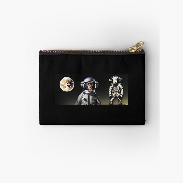 Item preview, monkey and sheep in space  designed and sold by Drop Art.