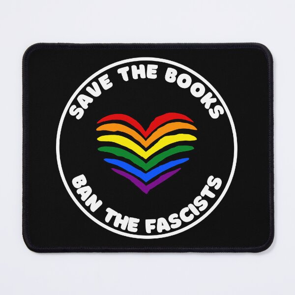 Item preview, Save the Books | Ban the Fascists | LGBTQIA+ Rights | Human Rights | Anti-Censorship designed and sold by CtrlZDigitalD.