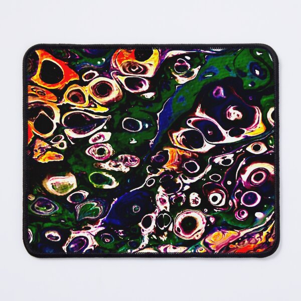 Item preview, Colorful pouring abstract art designed and sold by baksuart.