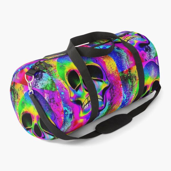 Item preview, Colorful ink splatter burst with a Human Skull designed and sold by MagicStrawberry.