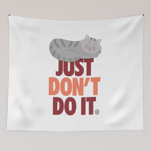 Item preview, Cute Funny Kitten Just Don't Do It  designed and sold by VIKING  PROJECT.