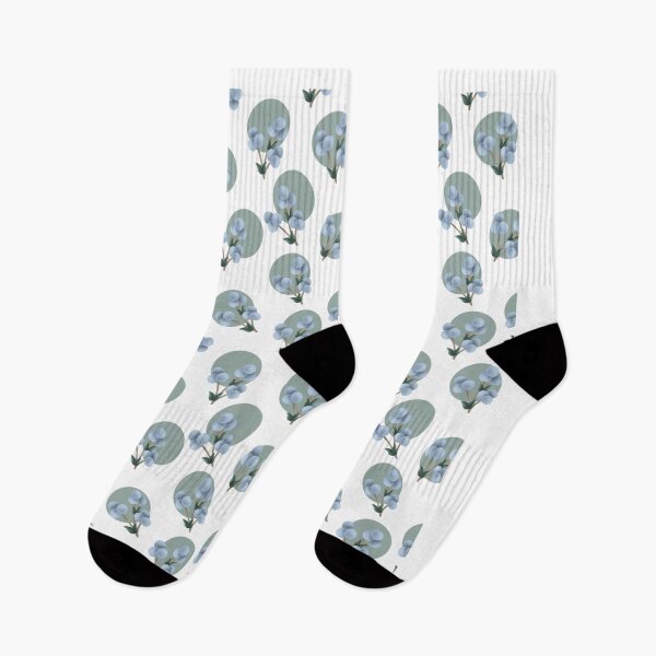Aperçu de l'œuvre Baies bleues et pois créée et vendue par cassi-b-designs.