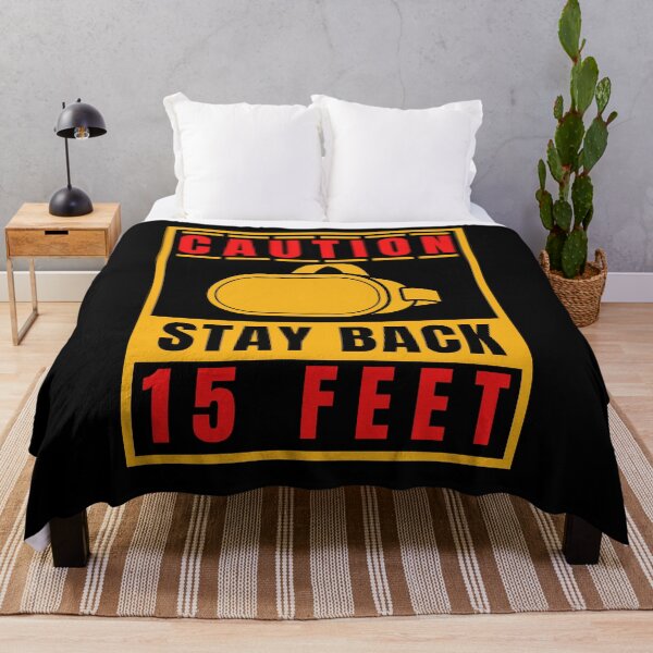 Item preview, Stay Back 15 Feet I'm Playing VR Sign Danger Roadsign For Virtual Reality Yellow designed and sold by DadJokeDescript.