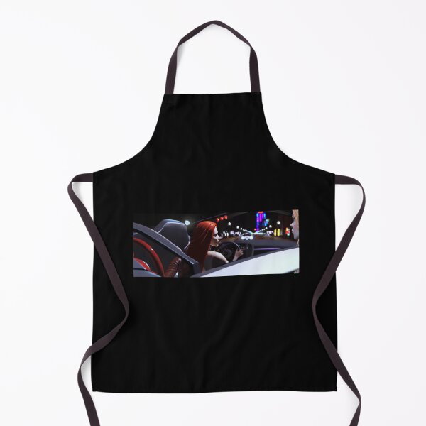 Item preview, 3D render of a beautiful woman in a sports car driving around town at night  designed and sold by Drop Art.