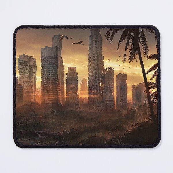 Item preview, Palm Tree Sunset Apocalyptic City designed and sold by Bekfles.