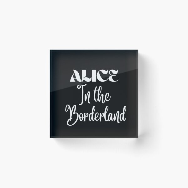 Item preview, Vintage Alice in the borderland White Bold typography  designed and sold by garniturex.