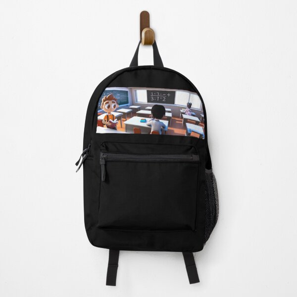 Item preview, 3D render of a student sitting in a classroom during a math lesson designed and sold by Drop Art.