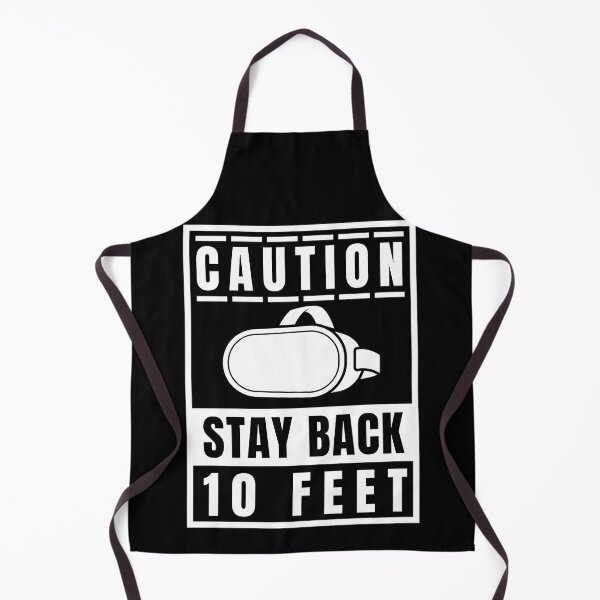 Item preview, Stay Back 10 Feet I'm Playing VR Sign Danger Roadsign For Virtual Reality Yellow designed and sold by DadJokeDescript.