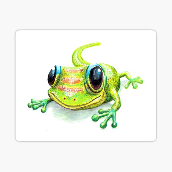 Gold Dust Day Gecko Sticker