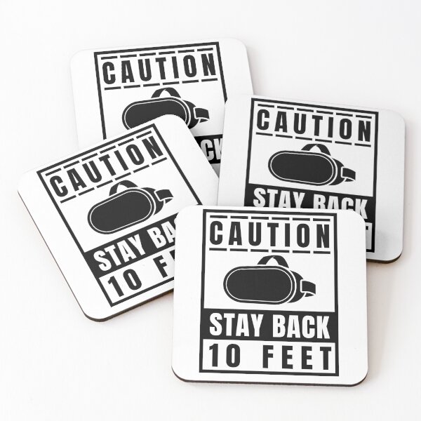 Item preview, Stay Back 10 Feet I'm Playing VR Virtual Reality Design For Kids Sign For Room designed and sold by DadJokeDescript.
