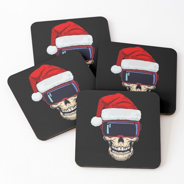 Item preview, Virtual Reality Santa Hat Skull Cute Christmas Virtual Reality Present designed and sold by DadJokeDescript.