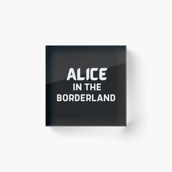 Item preview, Vintage Alice in the borderland White bold Typography  designed and sold by garniturex.