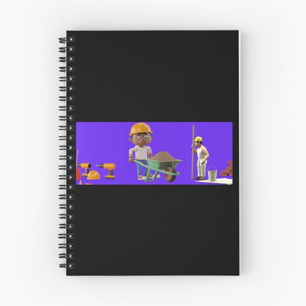 Item preview, 3D render of a hard-working man on a construction site  designed and sold by Drop Art.
