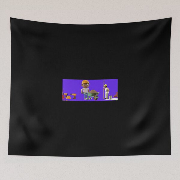 Item preview, 3D render of a hard-working man on a construction site  designed and sold by Drop Art.