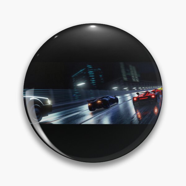 Item preview, 3D render of beautiful sports auto race on highway at night  designed and sold by Drop Art.