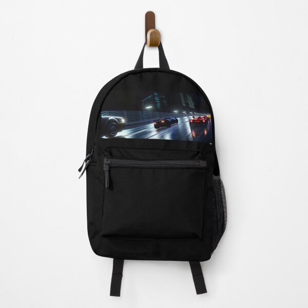 Item preview, 3D render of beautiful sports auto race on highway at night designed and sold by Drop Art.