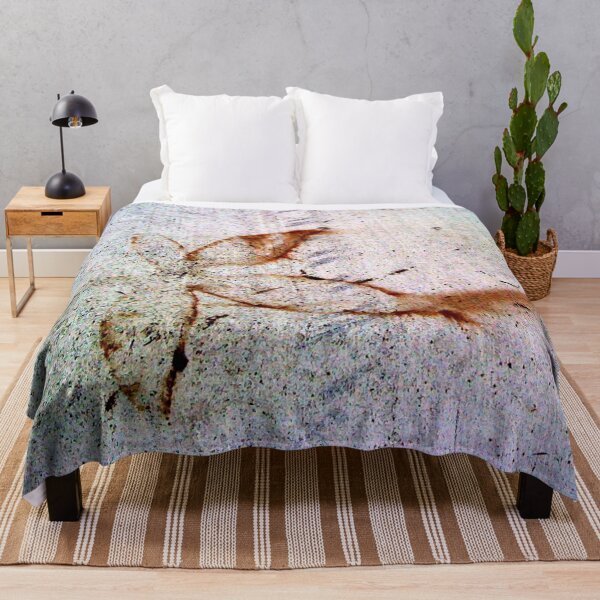 Item preview, Rusty Maple Leaf Stain on Cement designed and sold by Nalinne Jones.