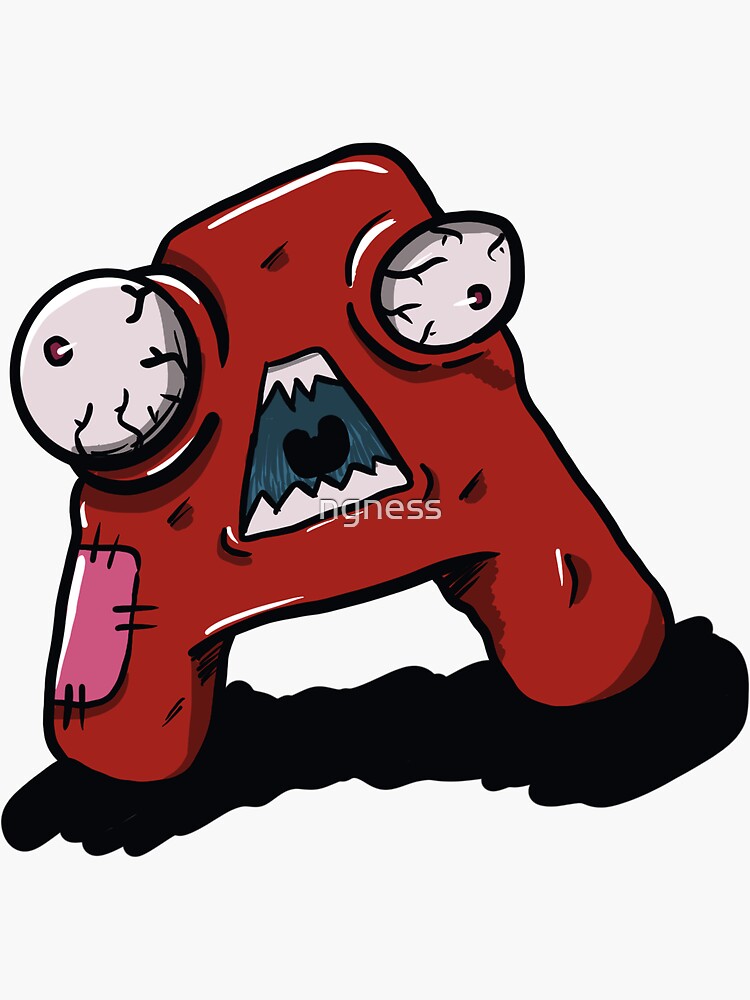 Alphabet Lore Zombie - A | Sticker