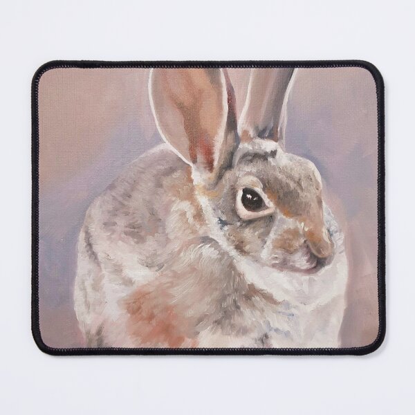 Item preview, Desert Cottontail rabbit painting designed and sold by Emily Bickell.