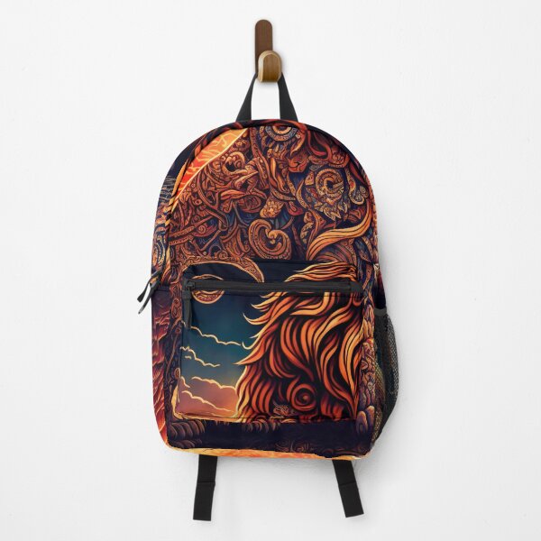 Item preview, Lion and Mountain Sunset Scene designed and sold by Luis Rodrigues.