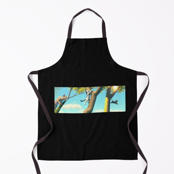 Item preview, 3D render of cute cat jumping up a tree  designed and sold by Drop Art.