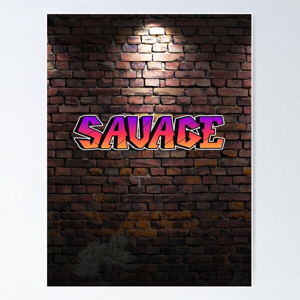 Item preview, Graffiti SAVAGE Text designed and sold by Mark Cannon.