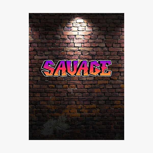 Item preview, Graffiti SAVAGE Text designed and sold by Mark Cannon.