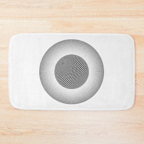 Item preview, Circled Optical Illusion - Black version - #23 designed and sold by DaveDanchuk.
