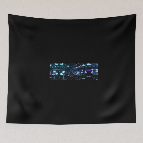 Item preview, A cyberpunk monster in a control room designed and sold by Drop Art.