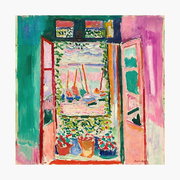 Item preview, Henri Matisse - Open Window designed and sold by maniacfitness.