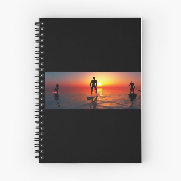 Item preview, 3D de un hombre que navega por el mar al atardecer designed and sold by Drop Art.
