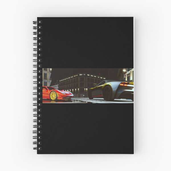 Item preview, 3D Render de coche deportivo por la noche en la ciudad designed and sold by Drop Art.