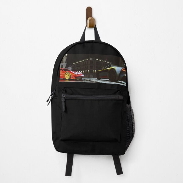 Item preview, 3D render of sports car at night in the city designed and sold by Drop Art.