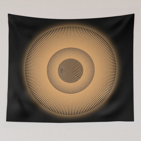 Item preview, Circled Optical Illusion - Tan version #25 designed and sold by DaveDanchuk.