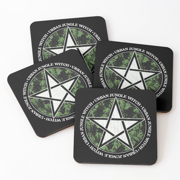 Item preview, Urban Jungle Witch | Colorful Artwork | White Lettering  designed and sold by VintagePlantJoy.