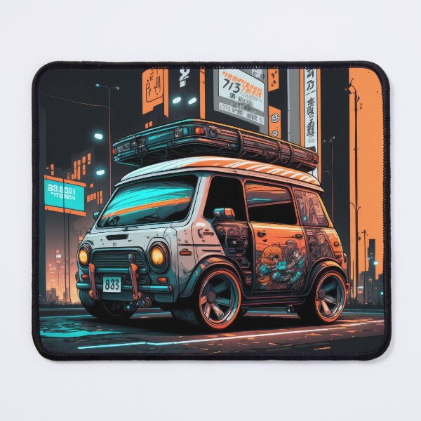 Item preview, Small Van in the Streets of Tokyo designed and sold by ultra-cool.