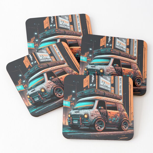 Item preview, Small Van in the Streets of Tokyo designed and sold by ultra-cool.