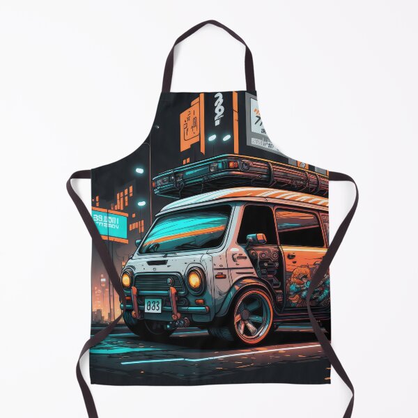 Item preview, Small Van in the Streets of Tokyo designed and sold by ultra-cool.
