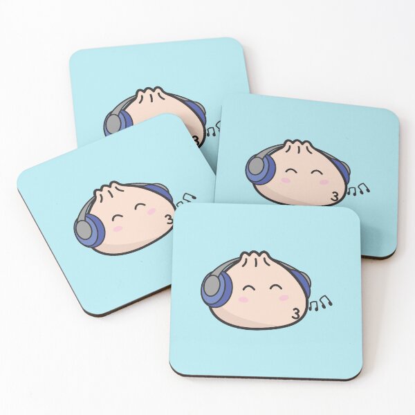 Item preview, Dumpling with headphones designed and sold by DumplingCo.