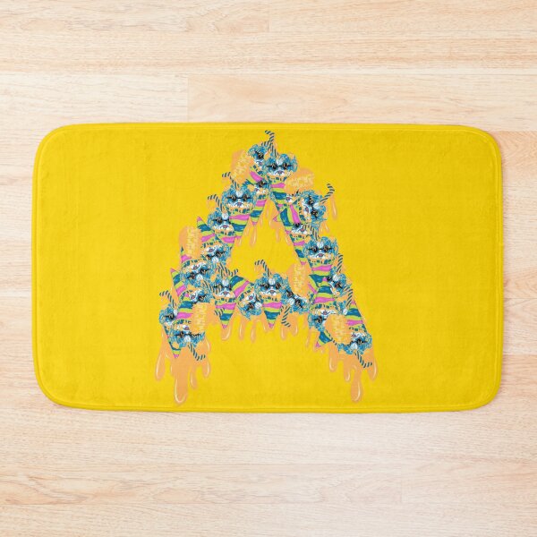 Item preview, grime art blue cheese dog ice cream in the shape of an A designed and sold by AmsaOza.