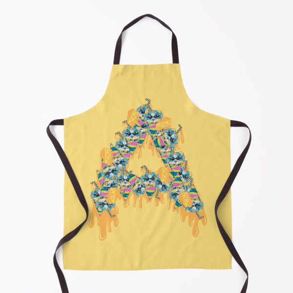 Item preview, grime art blue cheese dog ice cream in the shape of an A designed and sold by AmsaOza.