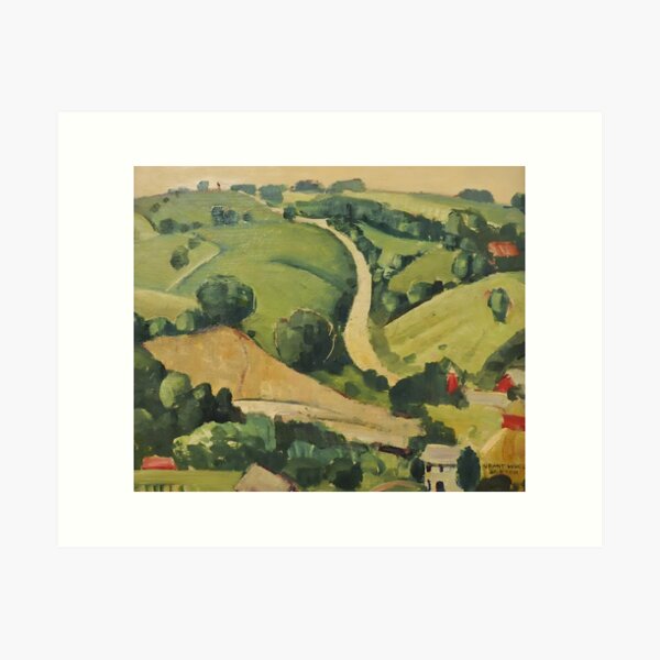 Aperçu de l'œuvre Grant Wood La ville de pierre Esquisse créée et vendue par TeeARTHY.